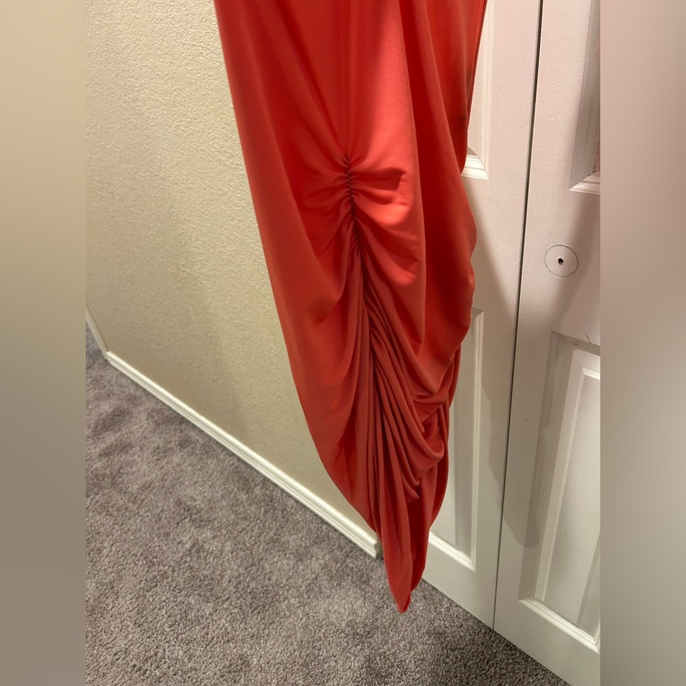 NWT Michael Costello x Revolve Izzy Mini Dress in Coral , size M - Picture 8 of 11